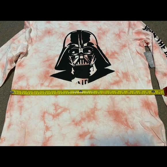 Disney Darth Vader Tie Dye JOIN THE DARK SIDE Long Sleeve Tee Shirt Men’s XL - Picture 6 of 11